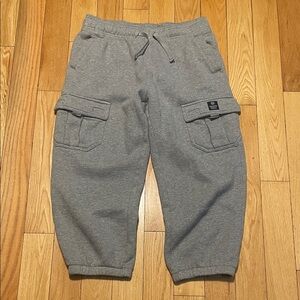 Kids Gray Cargo Jogger Sweatpants - Unbranded